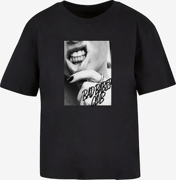 T-shirt 'Lip Tattoo' Mister Tee en noir : devant