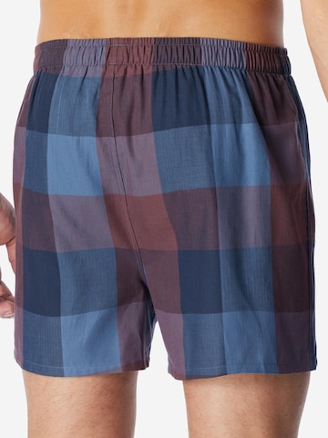 SCHIESSER Boxer shorts 'Web' in Blue