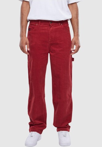 Karl Kani Loosefit Broek in Rood: voorkant