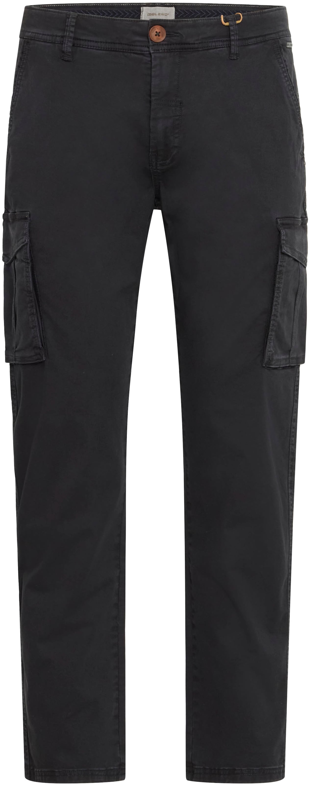 BLEND Regular Cargo Pants in Black: front
