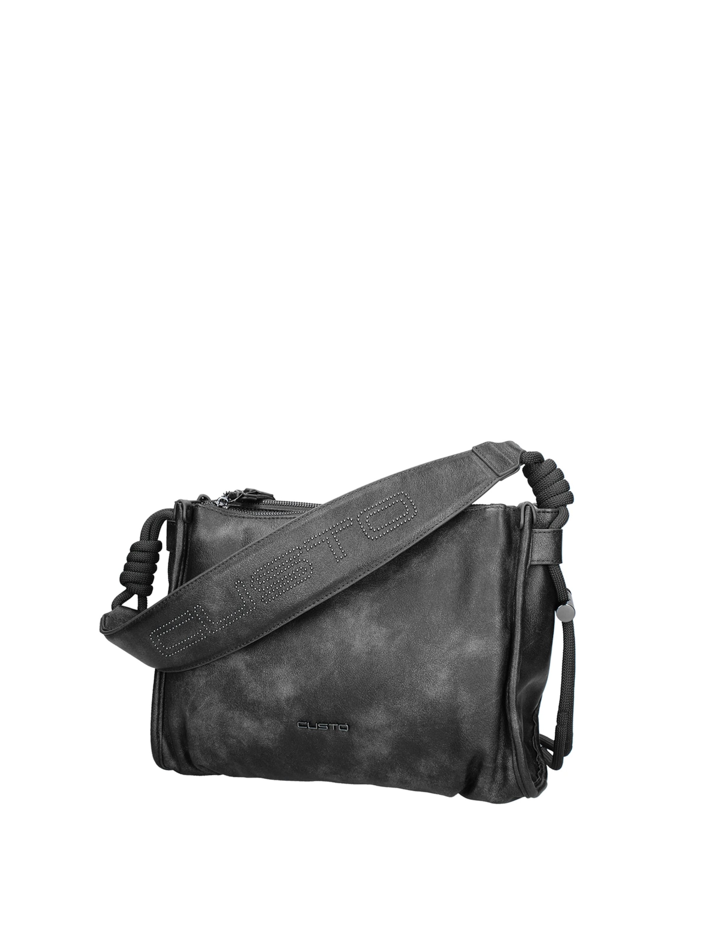 Sac bandoulière Custo Barcelona en noir : devant