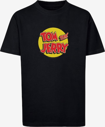 ABSOLUTE CULT Shirt 'Tom And Jerry' in Zwart: voorkant