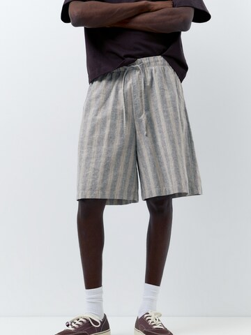 Pull&Bear Baggy Nadrág - szürke: elől