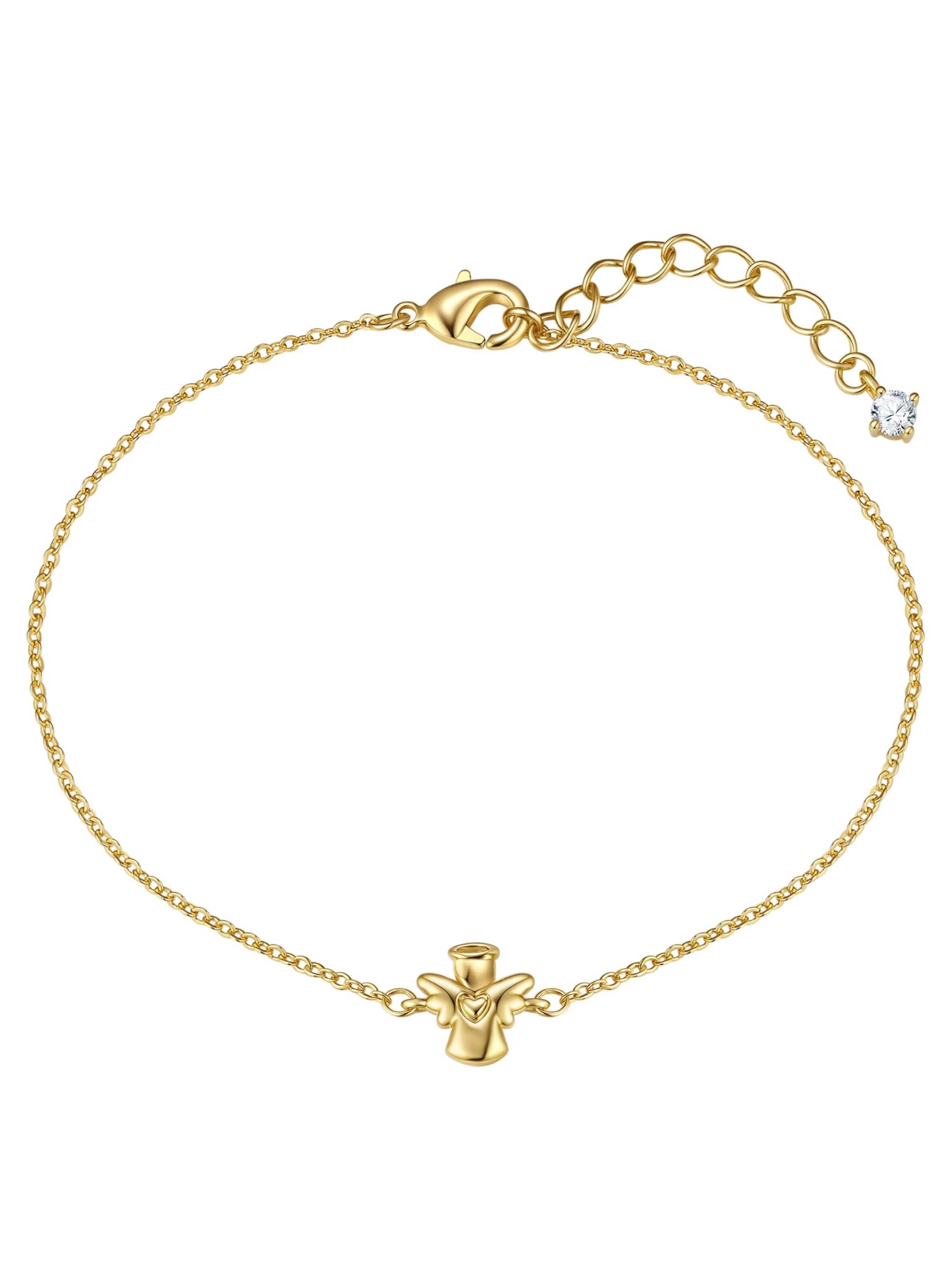 Lulu & Jane Bracelet en jaune d'or, Vue avec produit