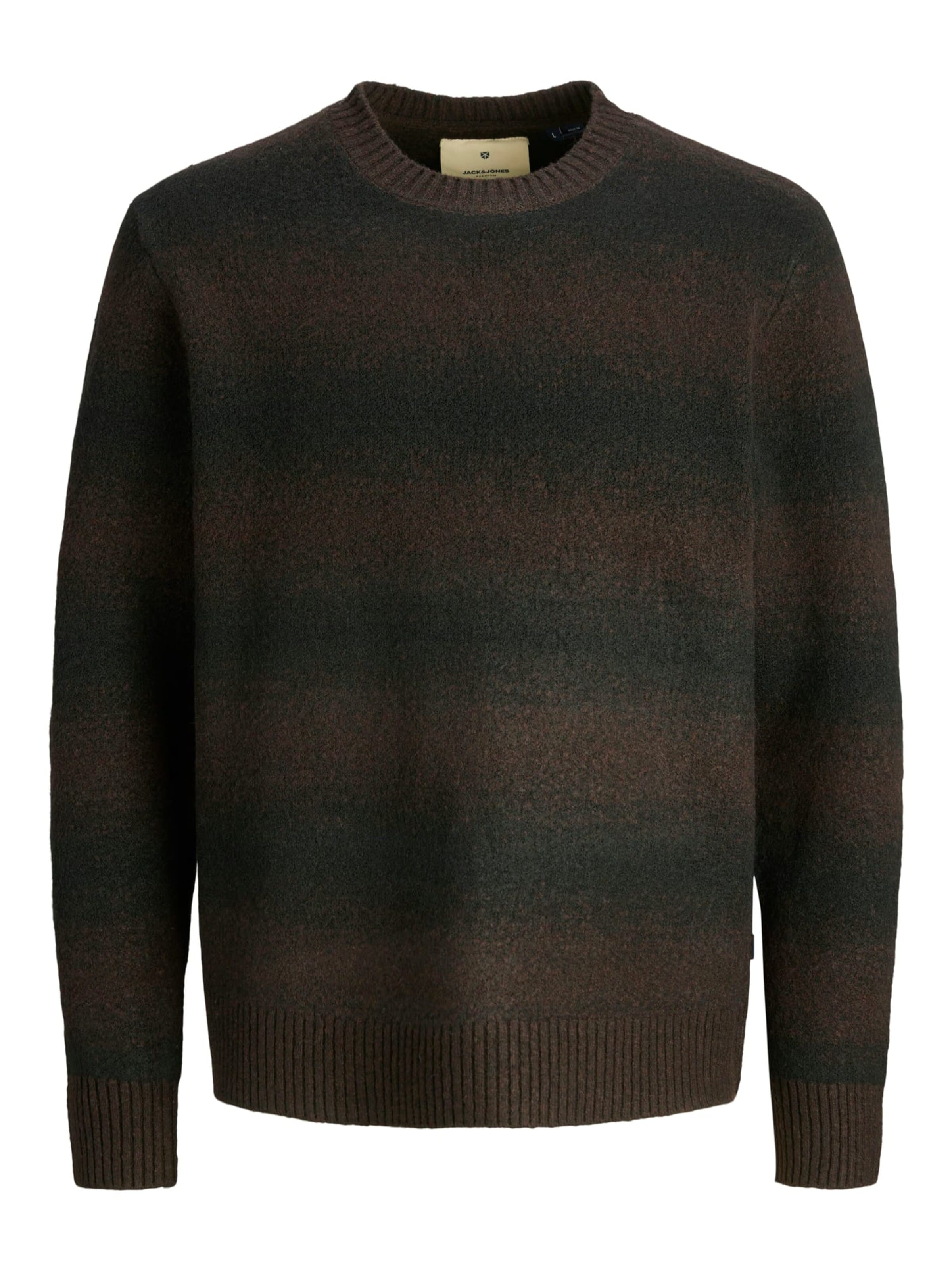 JACK & JONES Trui 'Blutyler' in Bruin: voorkant