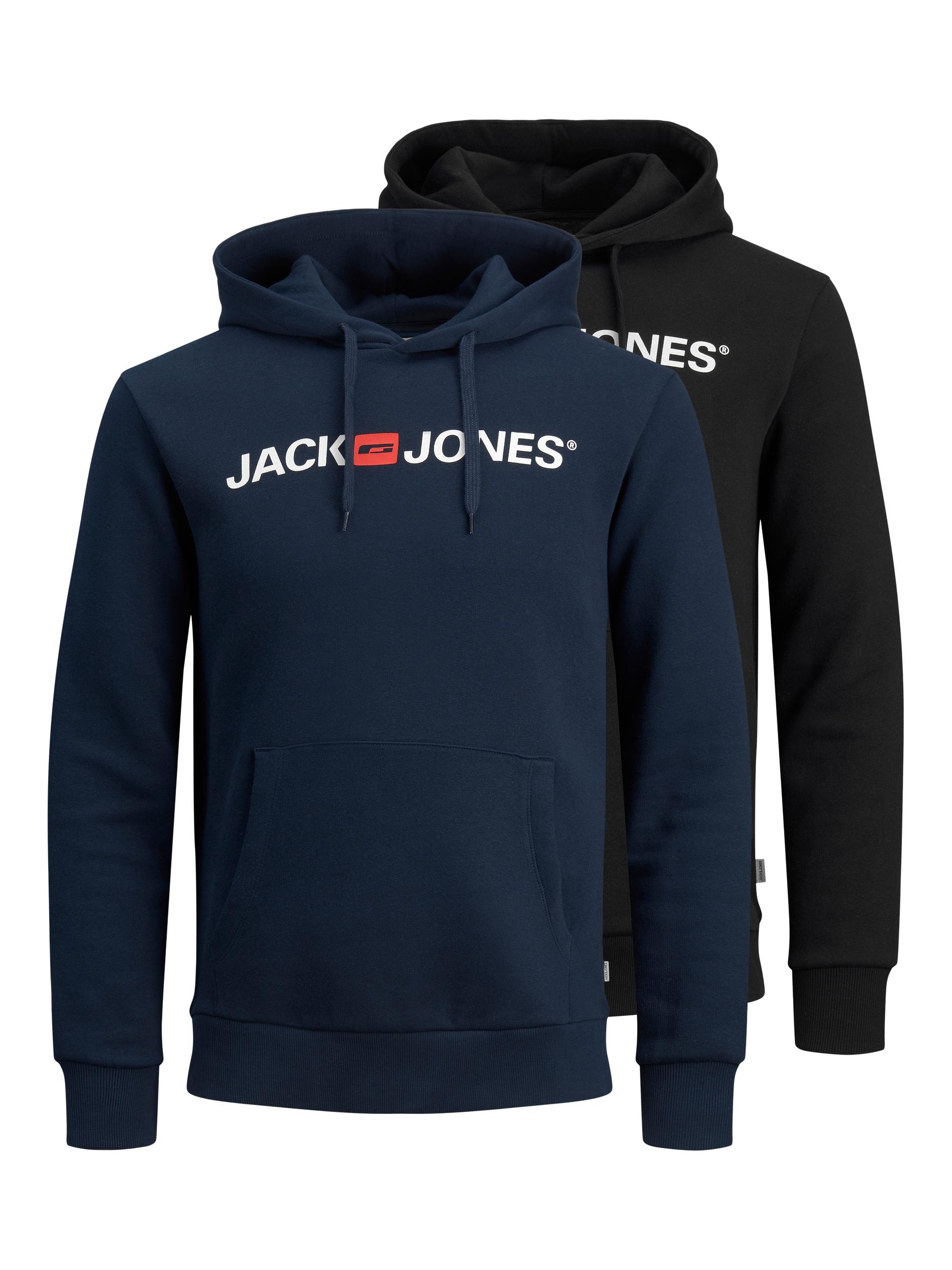 Abbigliamento Più sostenibile JACK & JONES Felpa in Nero, Blu 