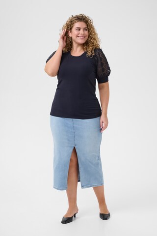 KAFFE CURVE Shirt 'KCtana' in Blauw