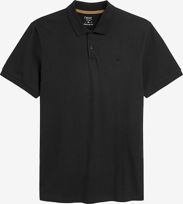 Next Poloshirt in Schwarz: Vorderseite