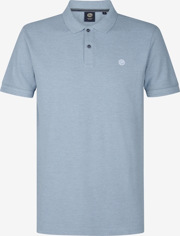 Petrol Industries - Camisa 'Pelican' em azul: frente
