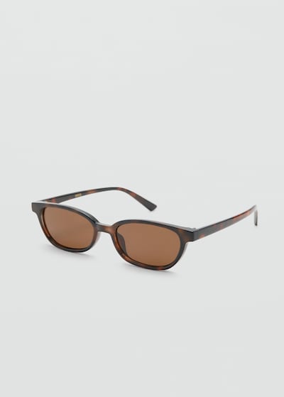Occhiali da sole 'LEROS' in One Size MANGO di colore marrone / marrone scuro, Visualizzazione prodotti