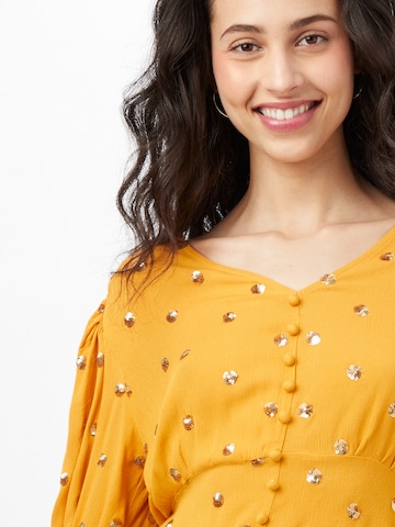 Traffic People Blouse in Yellow