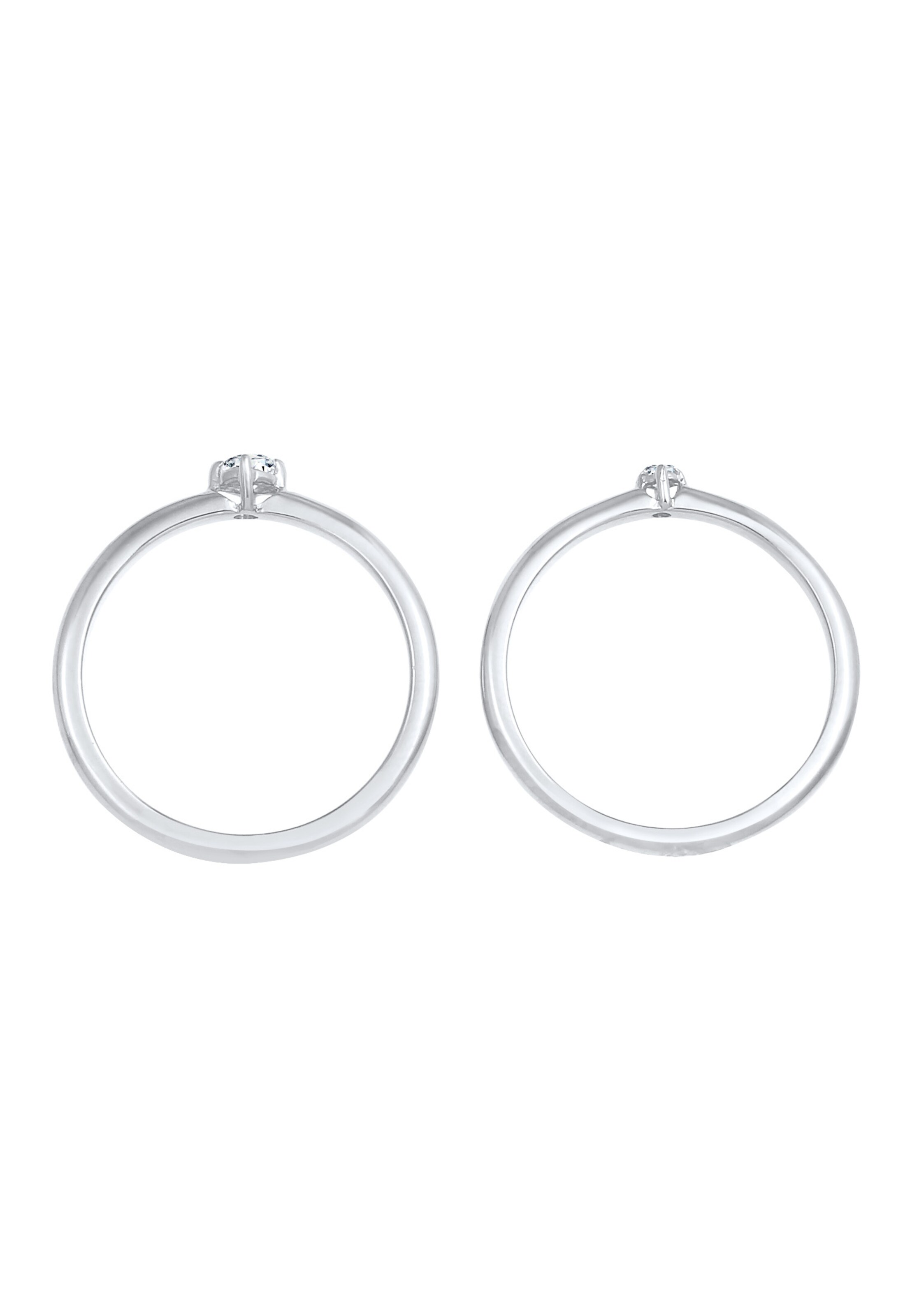 Elli DIAMONDS Sieraden set in Zilver