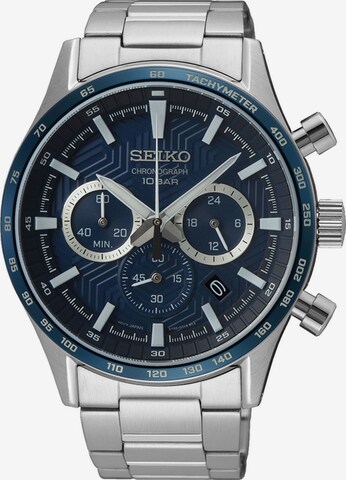 SEIKO Analoguhr in Silber: predná strana