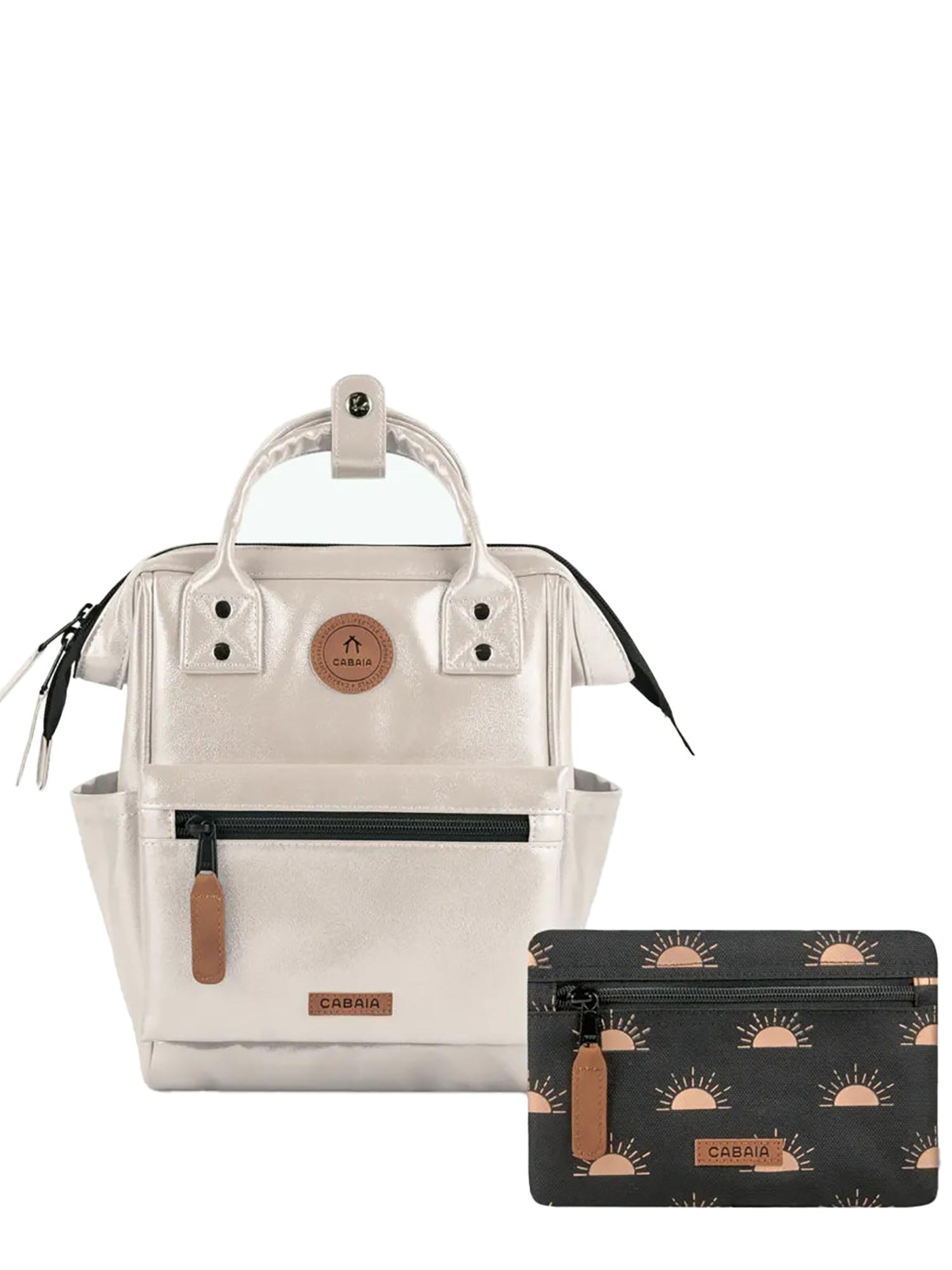 Cabaia Backpack 'Honolulu XS' in Gold: front