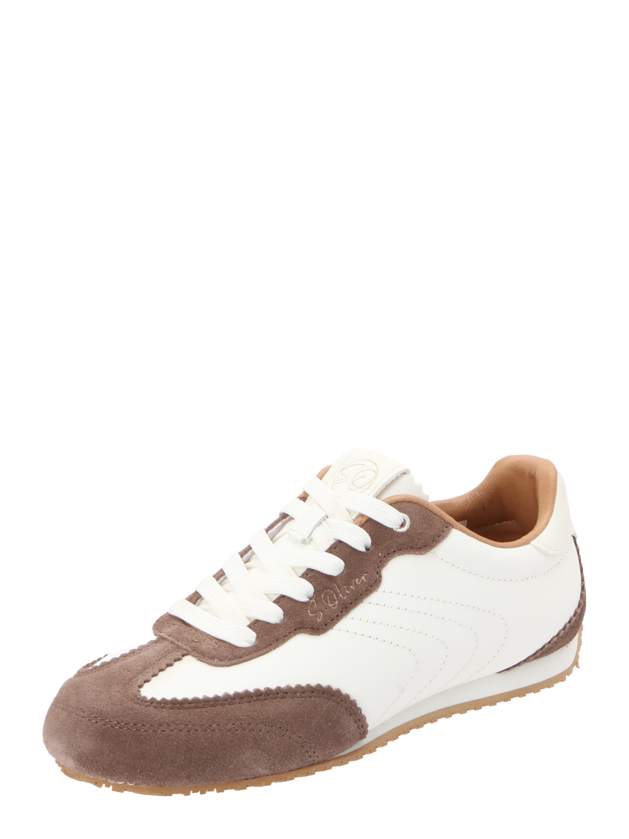 Sneaker bassa di s.Oliver BLACK LABEL in bianco: frontale