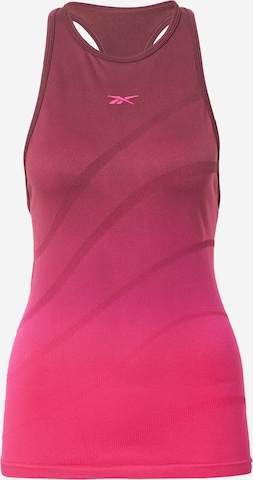 Reebok Sport Sports Top in Red: front