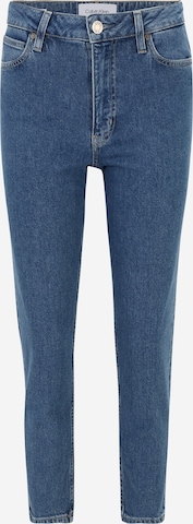 Calvin Klein Tapered Jeans in Blauw: voorkant