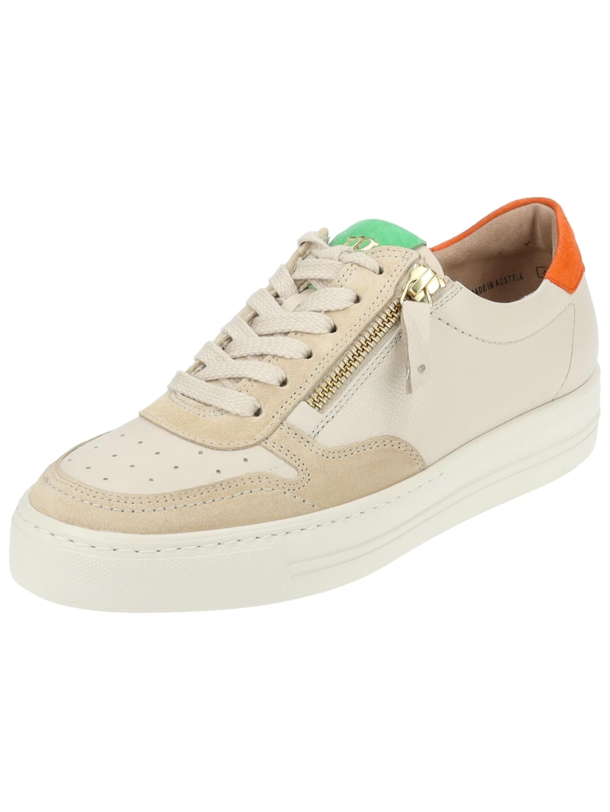 Baskets basses Paul Green en beige : devant