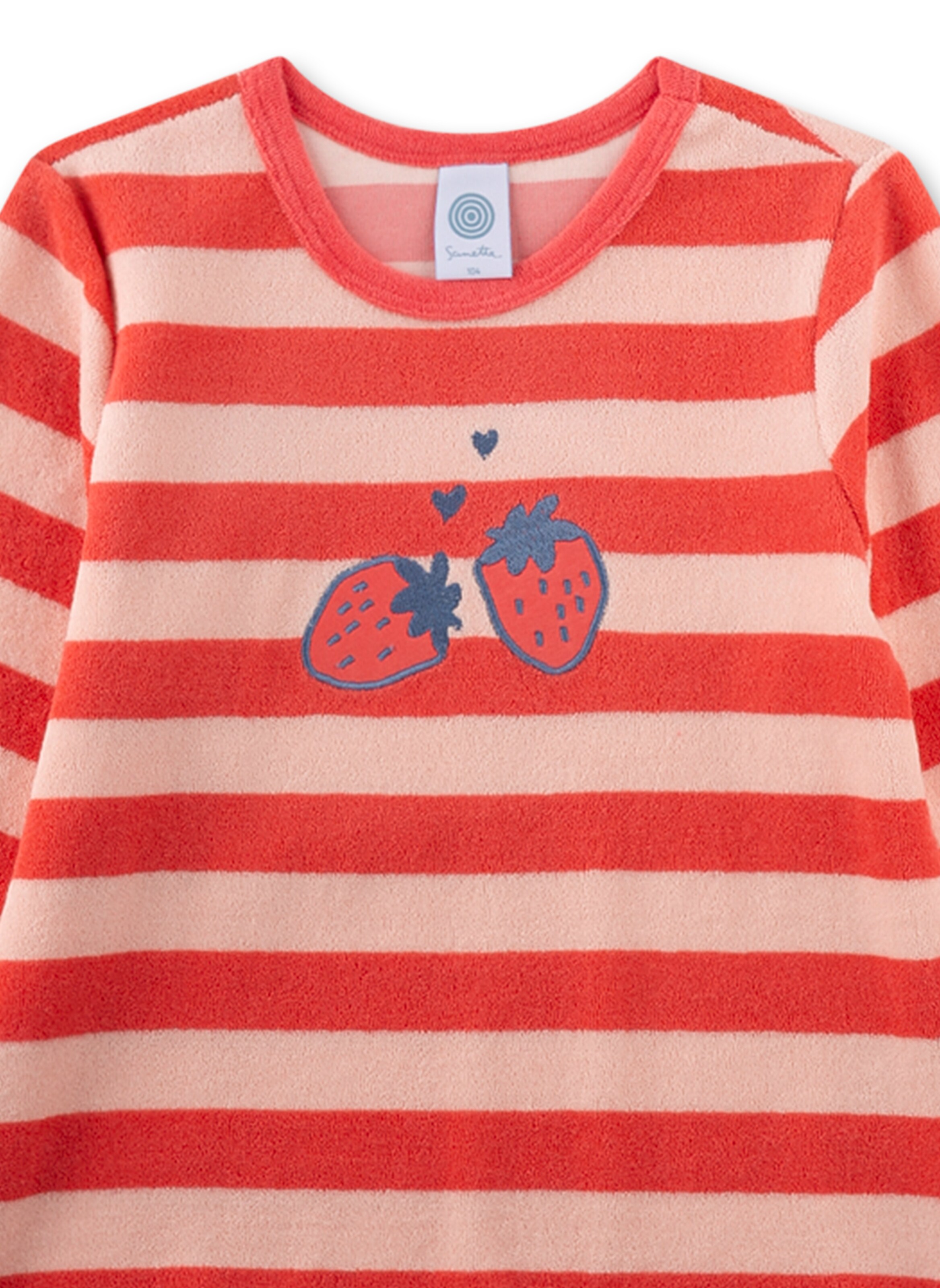 Sanetta Schlafanzug 'Erdbeere' in Rot