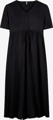 Robe 'Nya' PIECES en noir : devant