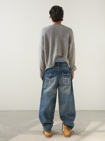 Bershka Baggy Farkut värissä sininen