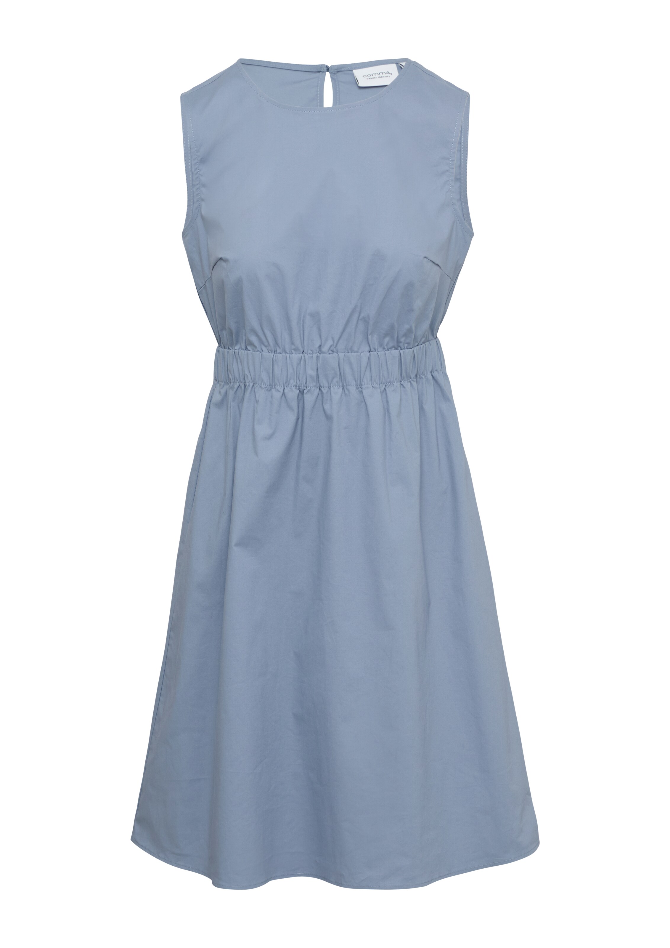 comma casual identity Jurk in Blauw: voorkant