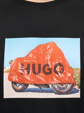 HUGO Футболка 'Dostino' в Черный