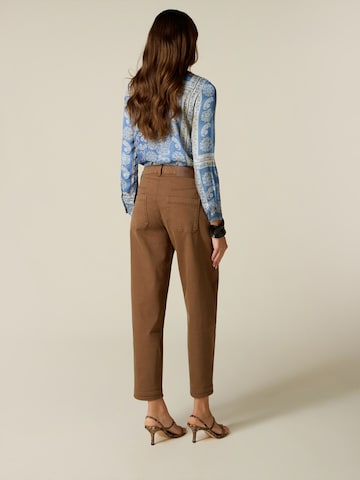 Loosefit Pantalon oltre en marron