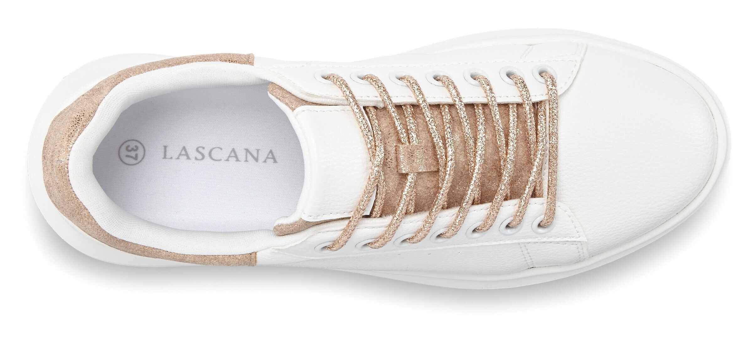 balta LASCANA Sportbačiai be auliuko