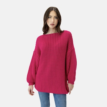 Elara Pullover i pink: forside