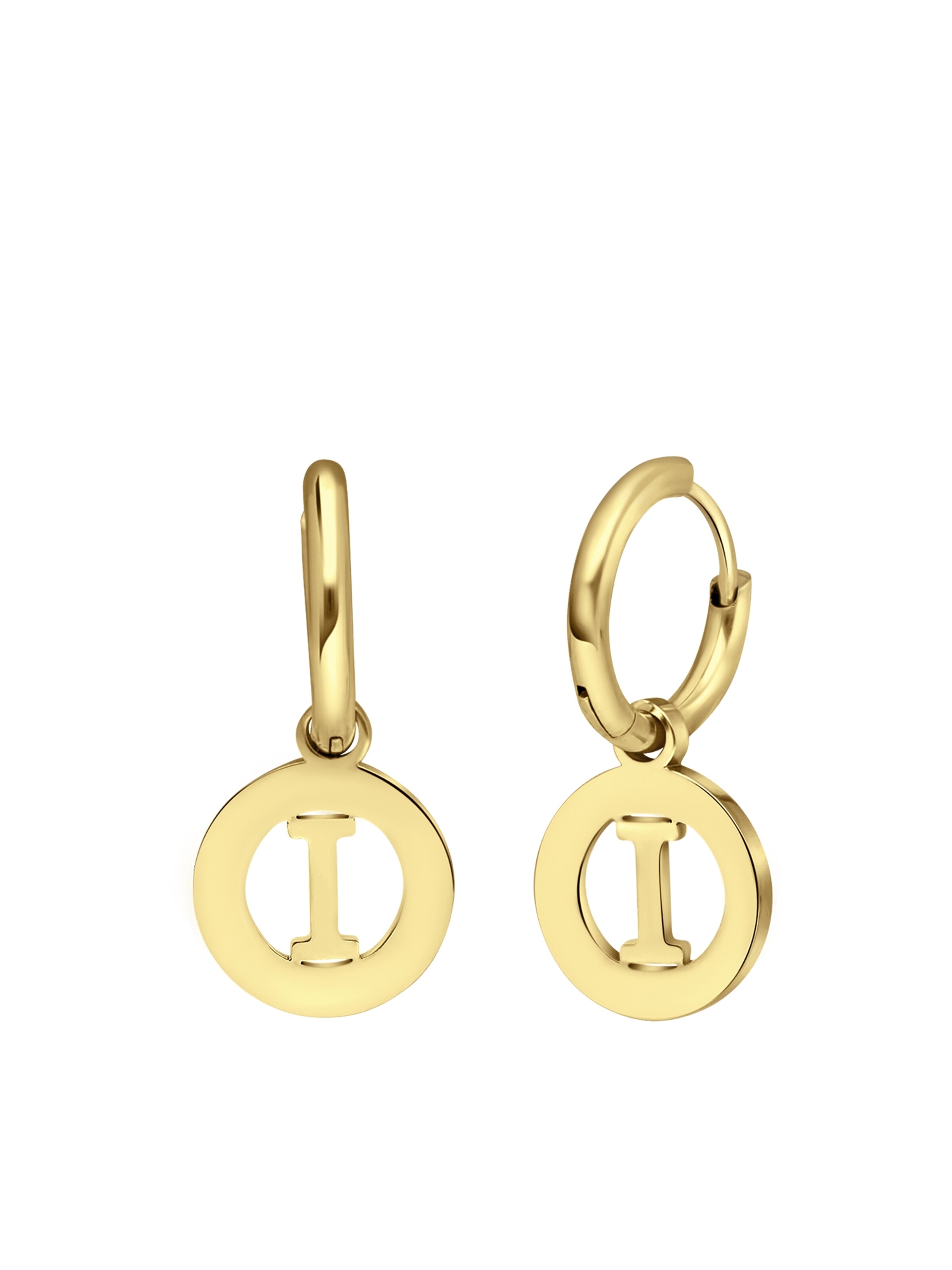 Lucardi Oorbellen in Goud: voorkant