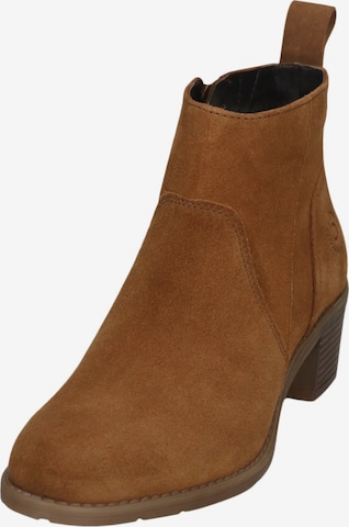 Botine de la bugatti pe maro: față