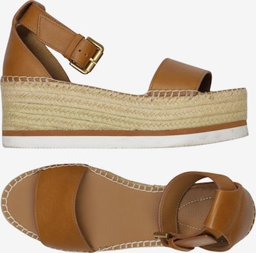 See by Chloé Sandalen 39 in Braun: Vorderseite