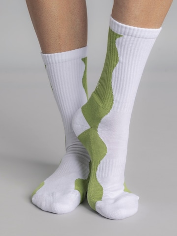 Dirts Socks 'Wave Socks' in Green