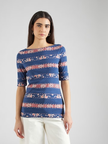 Lauren Ralph Lauren Shirt in Blauw: voorkant