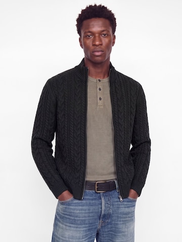 Jack & Jones Premium Kardigán 'JPRBLUCALLUM' - fekete: elől