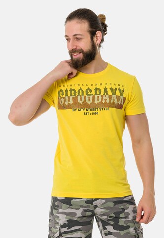 CIPO & BAXX Shirt in Yellow