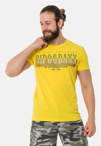 CIPO & BAXX Shirt in Yellow