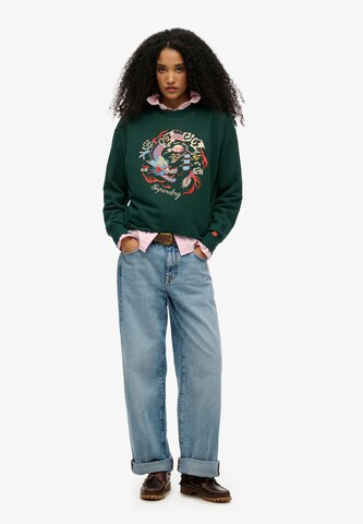 Superdry Sweatshirt in Groen