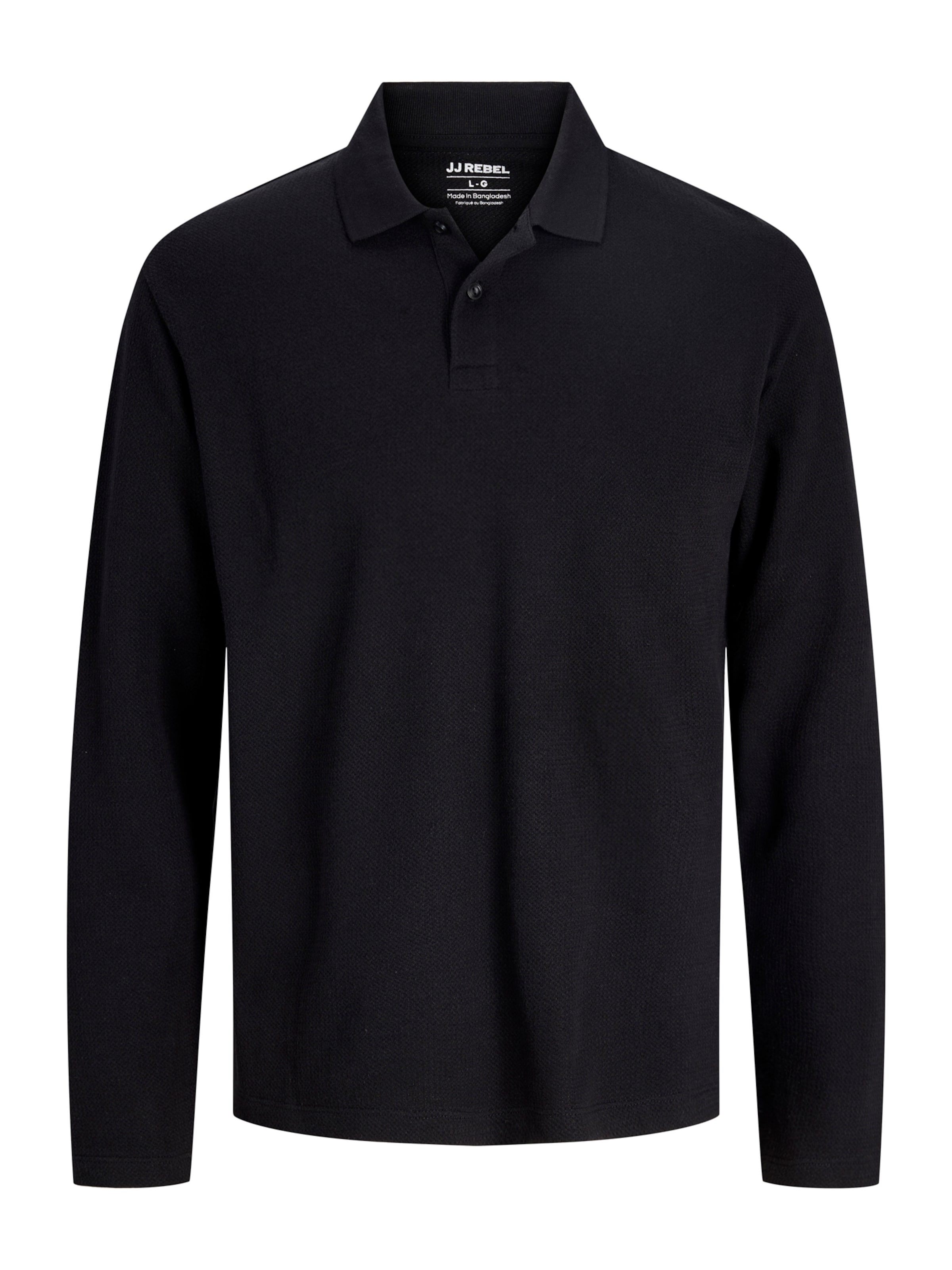 JJ Rebel Poloshirt 'JREBCOLE' in XS in schwarz, Produktansicht