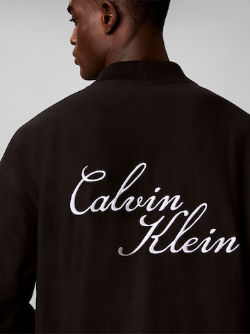 Calvin Klein Jeans Sweatjacke in Schwarz