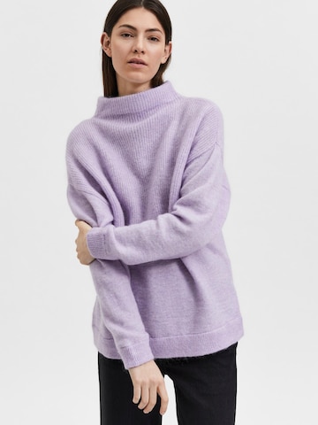 SELECTED FEMME Pullover 'Mola' in Lila