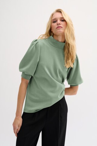 My Essential Wardrobe Blouse in Green: front