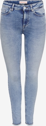 ONLY Skinny Jeans 'Blush' in Blauw: voorkant