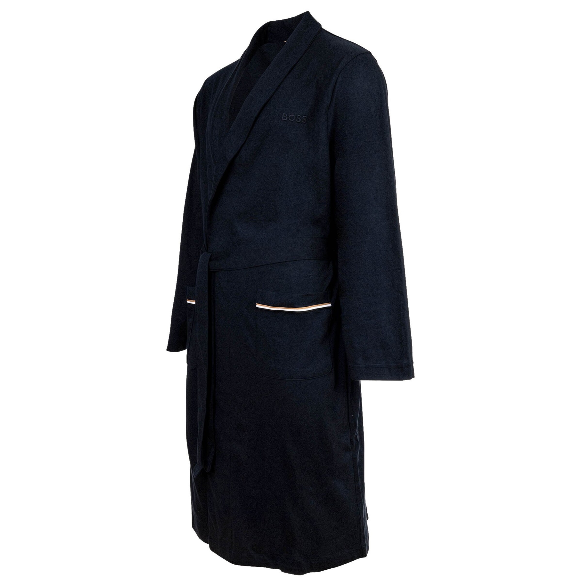 BOSS Bathrobe long in Blue