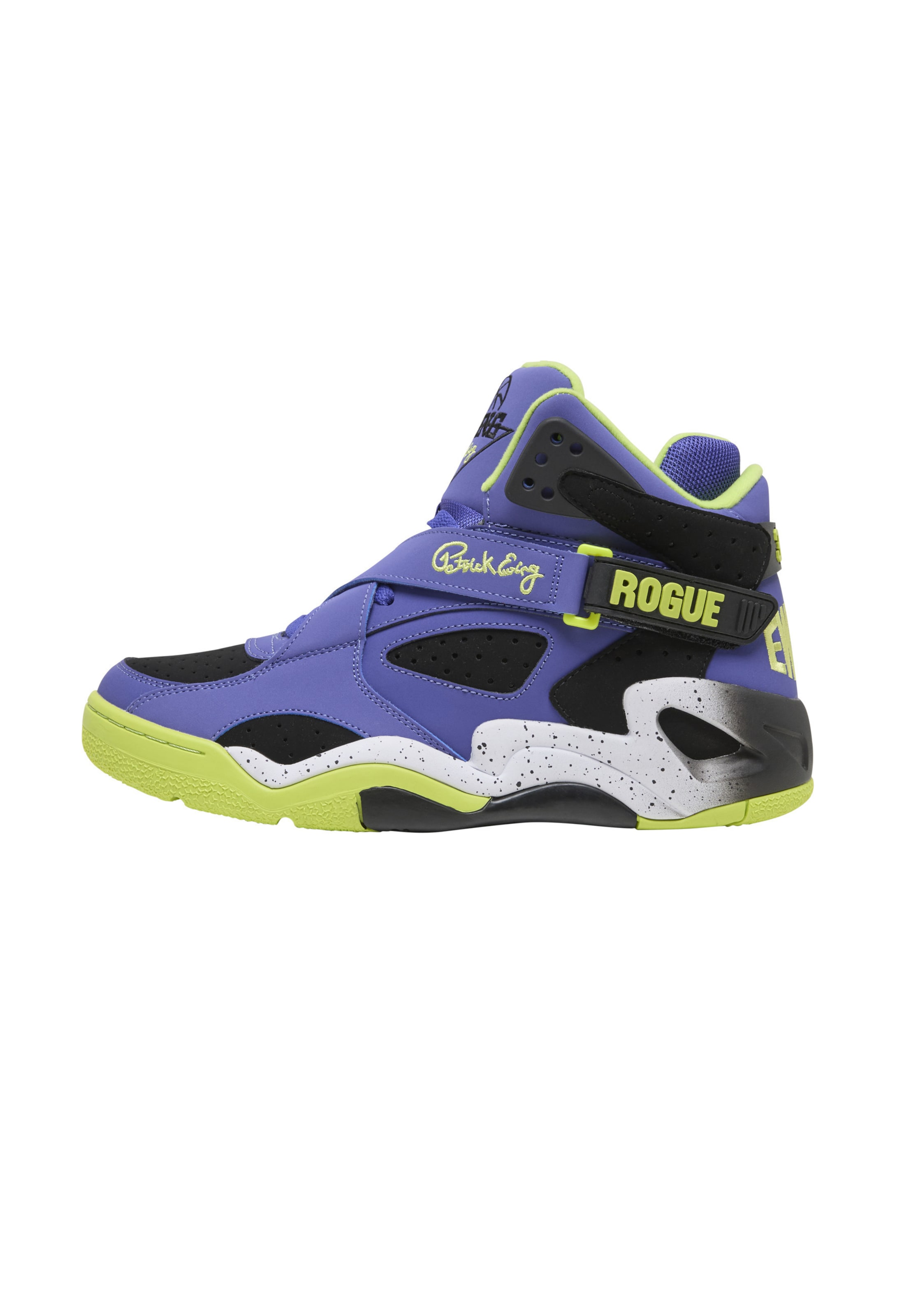 Ewing Sneakers hoog 'Rogue' in Lila: voorkant