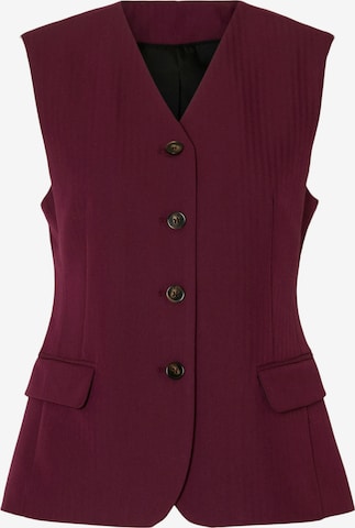 SELECTED Kamizelka do garnituru 'SLFFEDORA' w kolorze fioletowy: przód