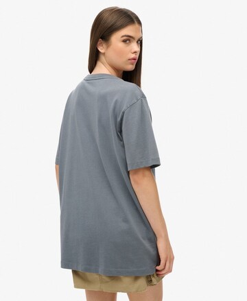 T-shirt oversize Superdry en bleu