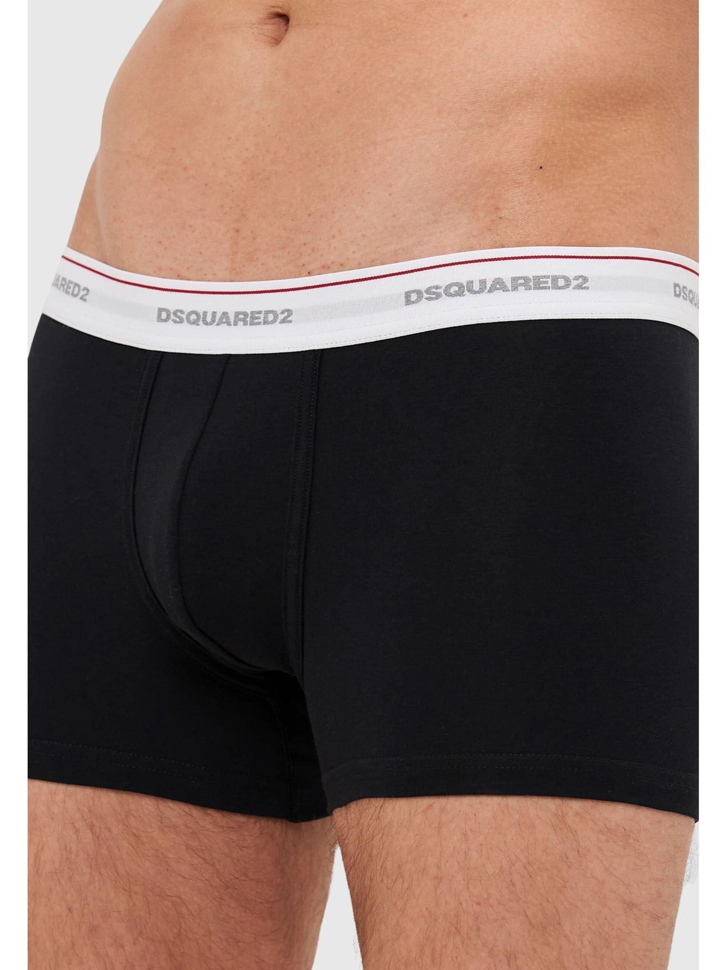 DSQUARED2 Boxershorts '3 Pack Men's Boxer Shorts White, Grey, and Black' i vit