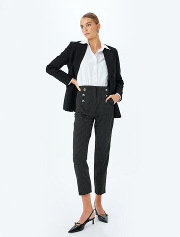 Koton Slimfit Hose in Schwarz